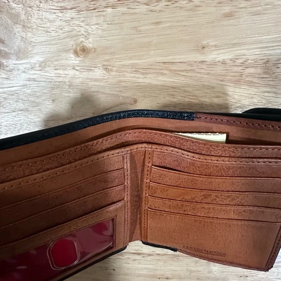 Dooney & Bourke Black Leather Compact Wallet - Picture 8 of 9